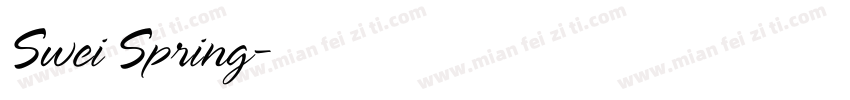 Swei Spring字体转换